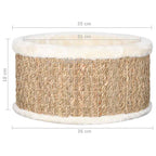 vidaXL Katzenkorb Rund 36 cm Seegras