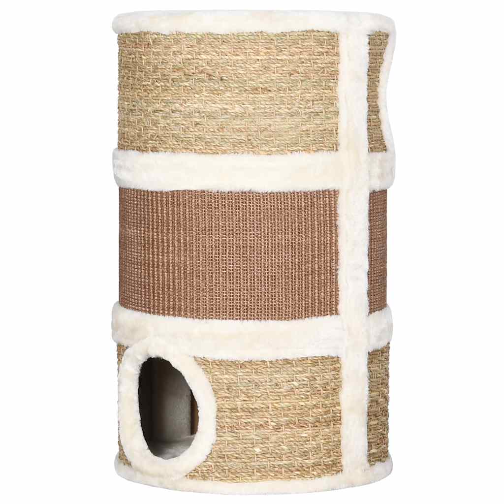 vidaXL Katzen-Kratztonne 60 cm Seegras