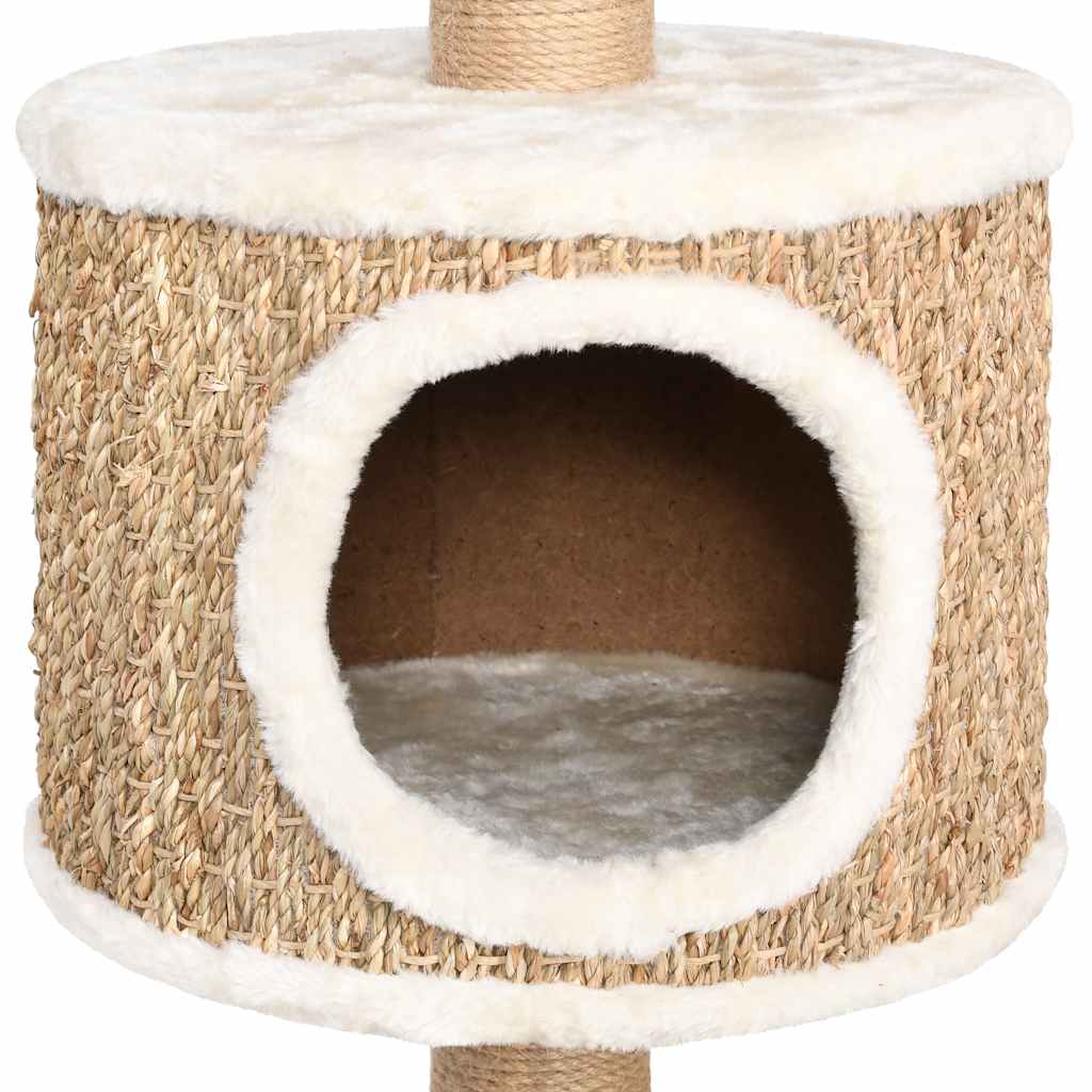 vidaXL Katzen-Kratzbaum 123 cm Seegras