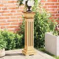 vidaXL Klassischer Säulen-Pflanzenständer Helles Holz 17x17x66 cm
