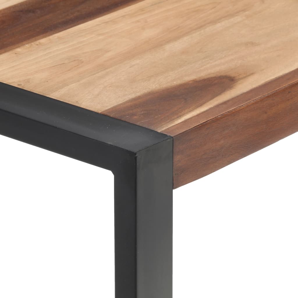 vidaXL Esstisch 120x60x75 cm Massivholz