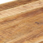 vidaXL Esstisch 120x60x75 cm Raues Mango-Massivholz