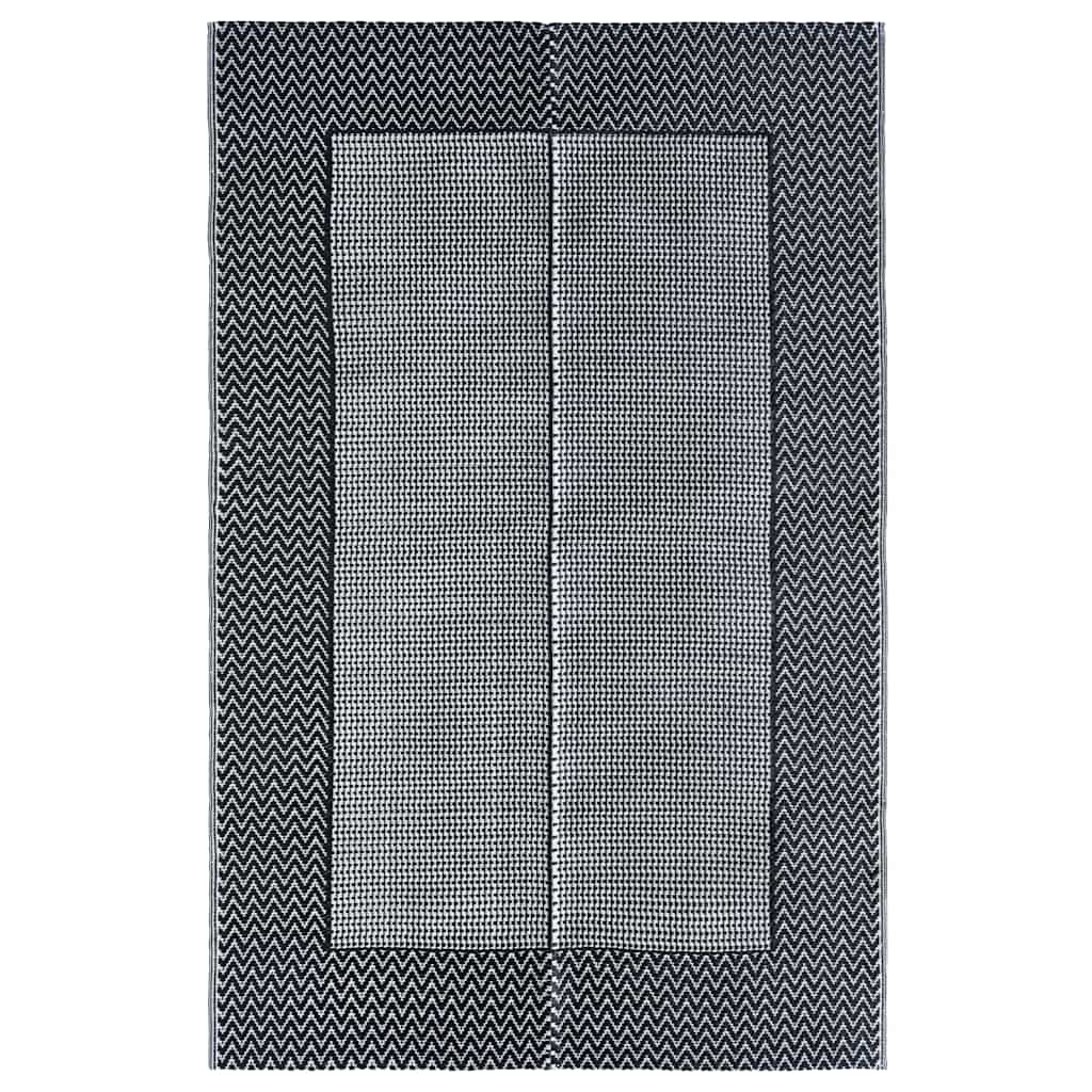 vidaXL Outdoor-Teppich ARAKIL Grau 120x180 cm PP