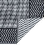 vidaXL Outdoor-Teppich ARAKIL Grau 120x180 cm PP