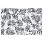 vidaXL Outdoor-Teppich ARAKIL Weiß und Schwarz 120x180 cm PP