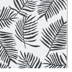 vidaXL Outdoor-Teppich ARAKIL Weiß und Schwarz 120x180 cm PP