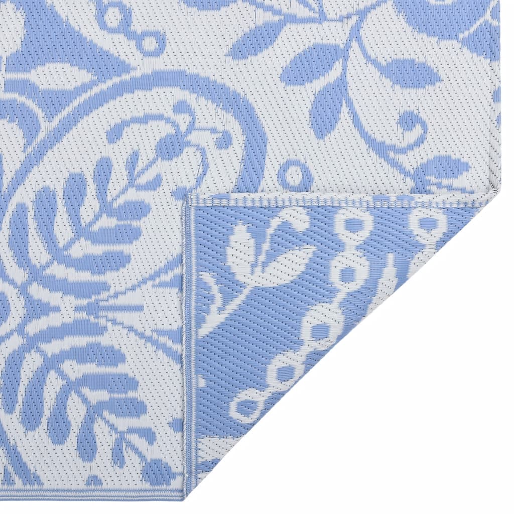 vidaXL Outdoor-Teppich ARAKIL Babyblau 190x290 cm PP