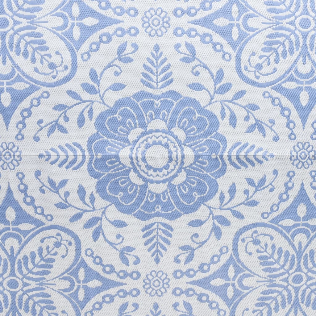 vidaXL Outdoor-Teppich ARAKIL Babyblau 190x290 cm PP