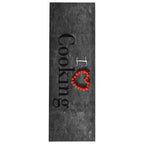 vidaXL Küchenbodenmatte Waschbar Cooking 60x180 cm