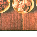 vidaXL Küchenbodenmatte Waschbar Löffel 45x150 cm