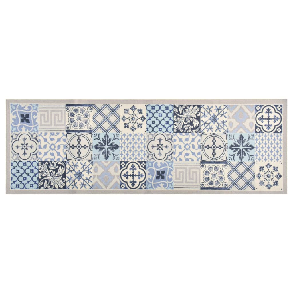 vidaXL Küchenbodenmatte Waschbar Mosaik 45x150 cm
