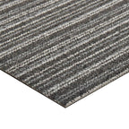 vidaXL Teppich 20 pcs Gestreiftes Anthrazit 50 x 50 cm