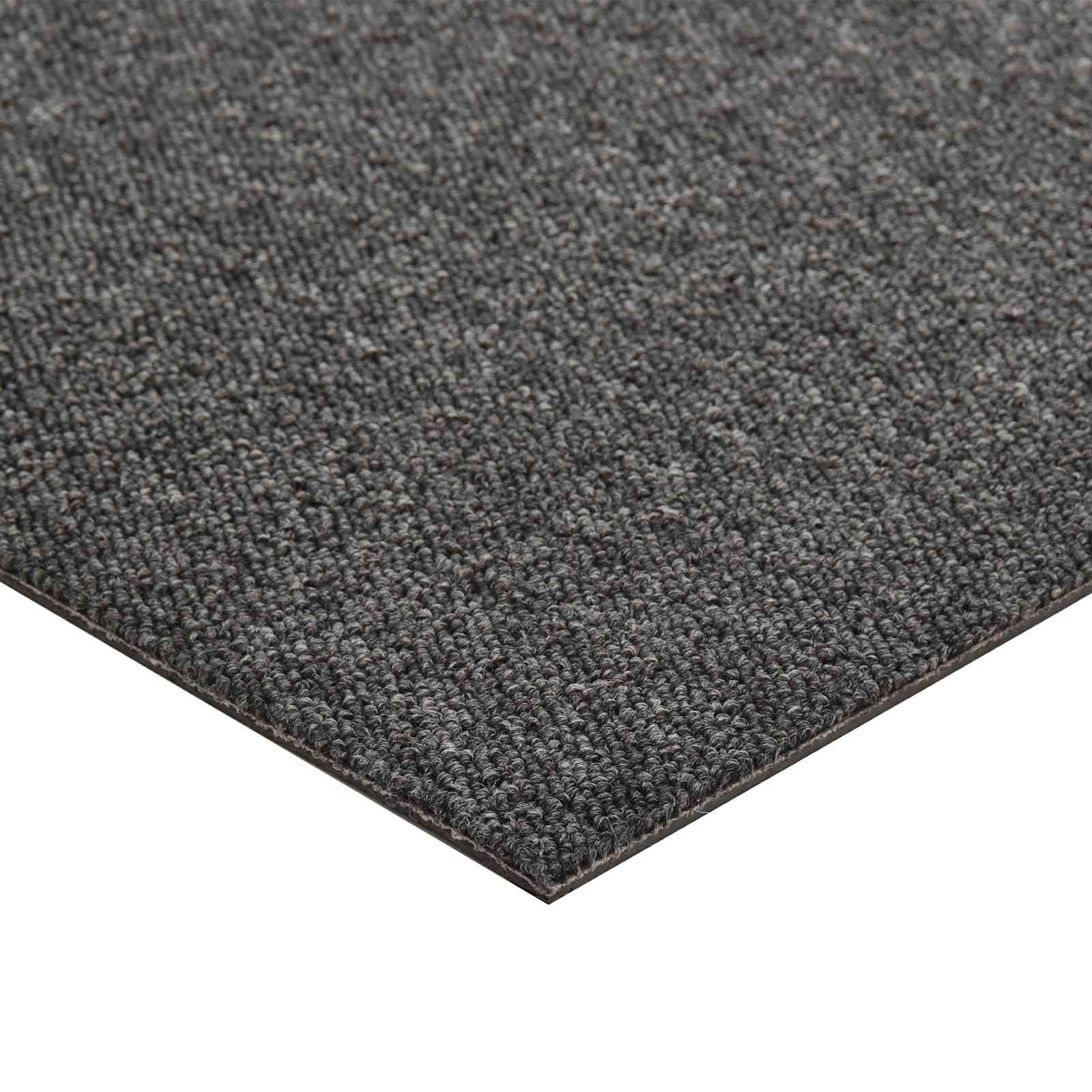 vidaXL Teppich 20 pcs Anthrazit 50 x 50 cm 100% Polypropylen