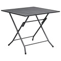 vidaXL Klapptisch Mesh 80x80x72 cm Stahl Anthrazit