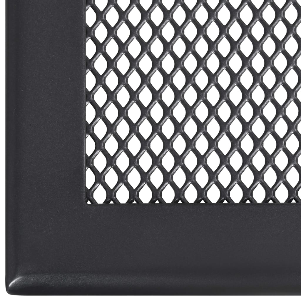 vidaXL Klapptisch Mesh 80x80x72 cm Stahl Anthrazit