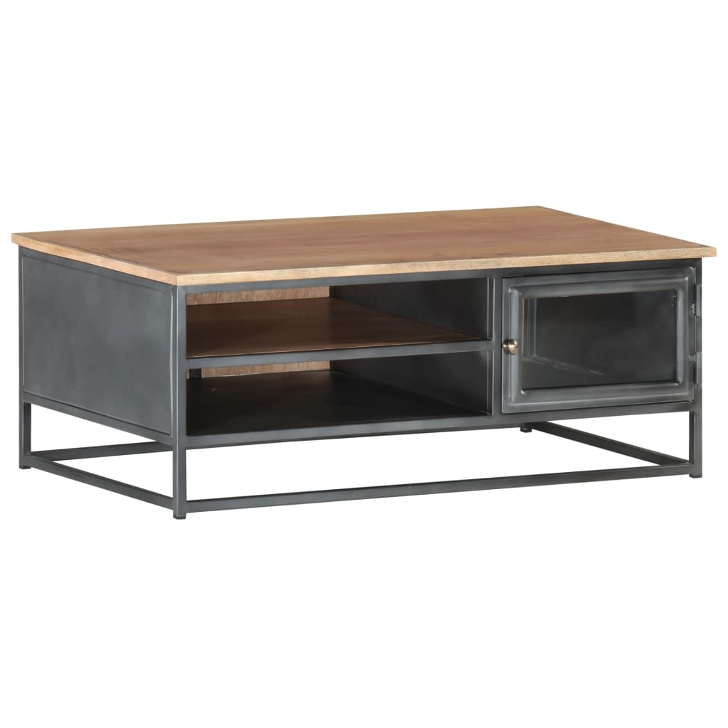 vidaXL Couchtisch 60 cm Massivholz Akazie