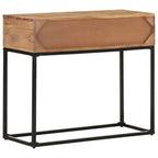 vidaXL Konsolentisch 90x35x76 cm Massivholz Akazie