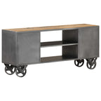 vidaXL TV-Schrank 110x30x49 cm Altholz Massiv