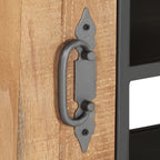 vidaXL TV-Schrank 110x30x49 cm Altholz Massiv