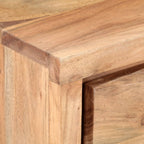 vidaXL Konsolentisch 100x35x76 cm Massivholz Akazie mit Naturkanten