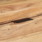 vidaXL Konsolentisch 100x35x76 cm Massivholz Akazie mit Naturkanten