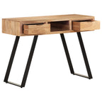 vidaXL Schreibtisch 107x45x79 cm Massivholz Akazie Lebendige Kanten
