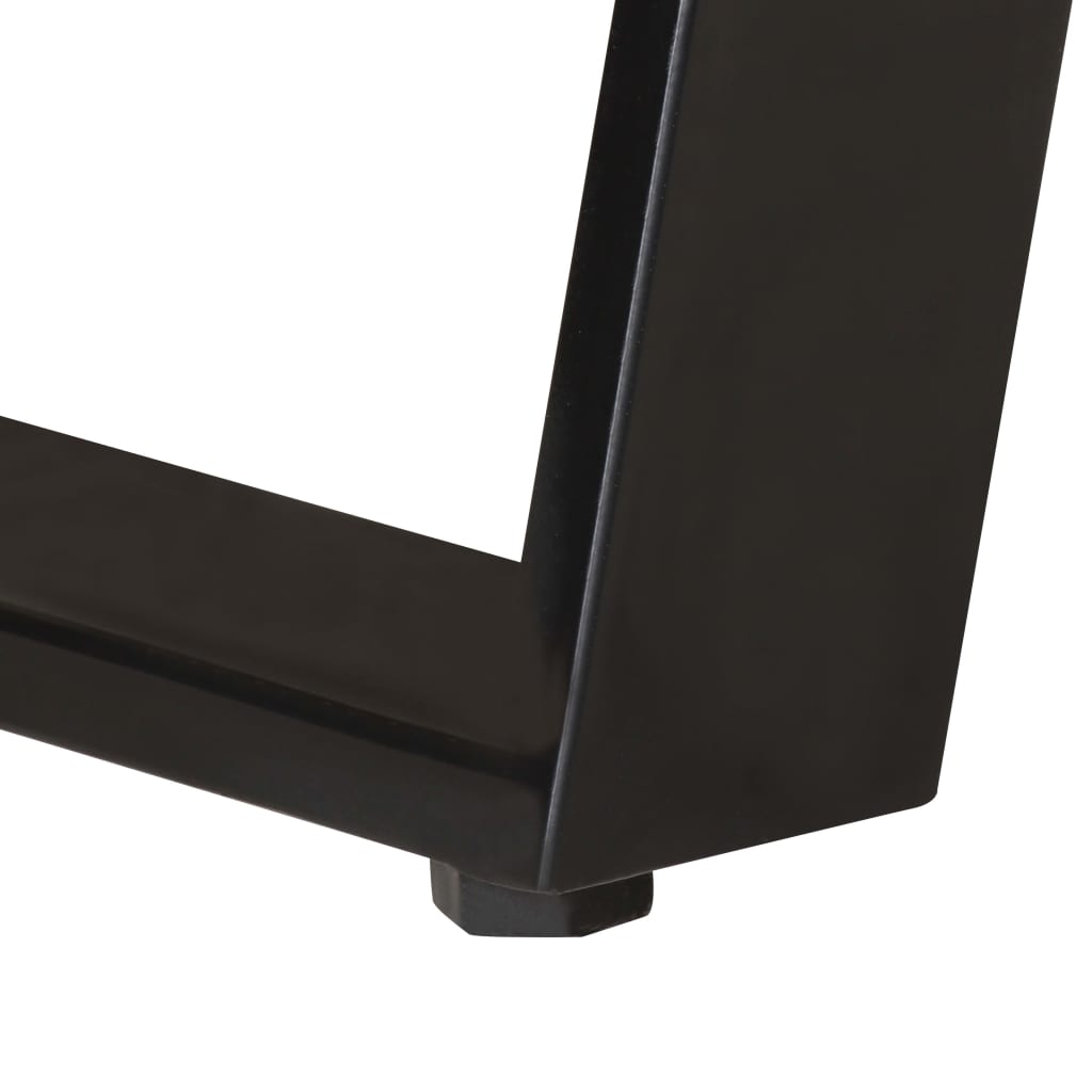 vidaXL Schreibtisch 107x45x79 cm Massivholz Akazie Lebendige Kanten