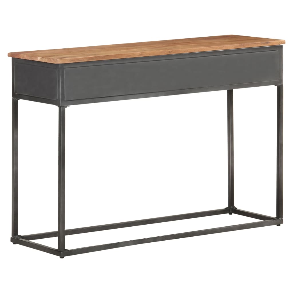 vidaXL Konsolentisch 110x35x75 cm Akazie Massivholz