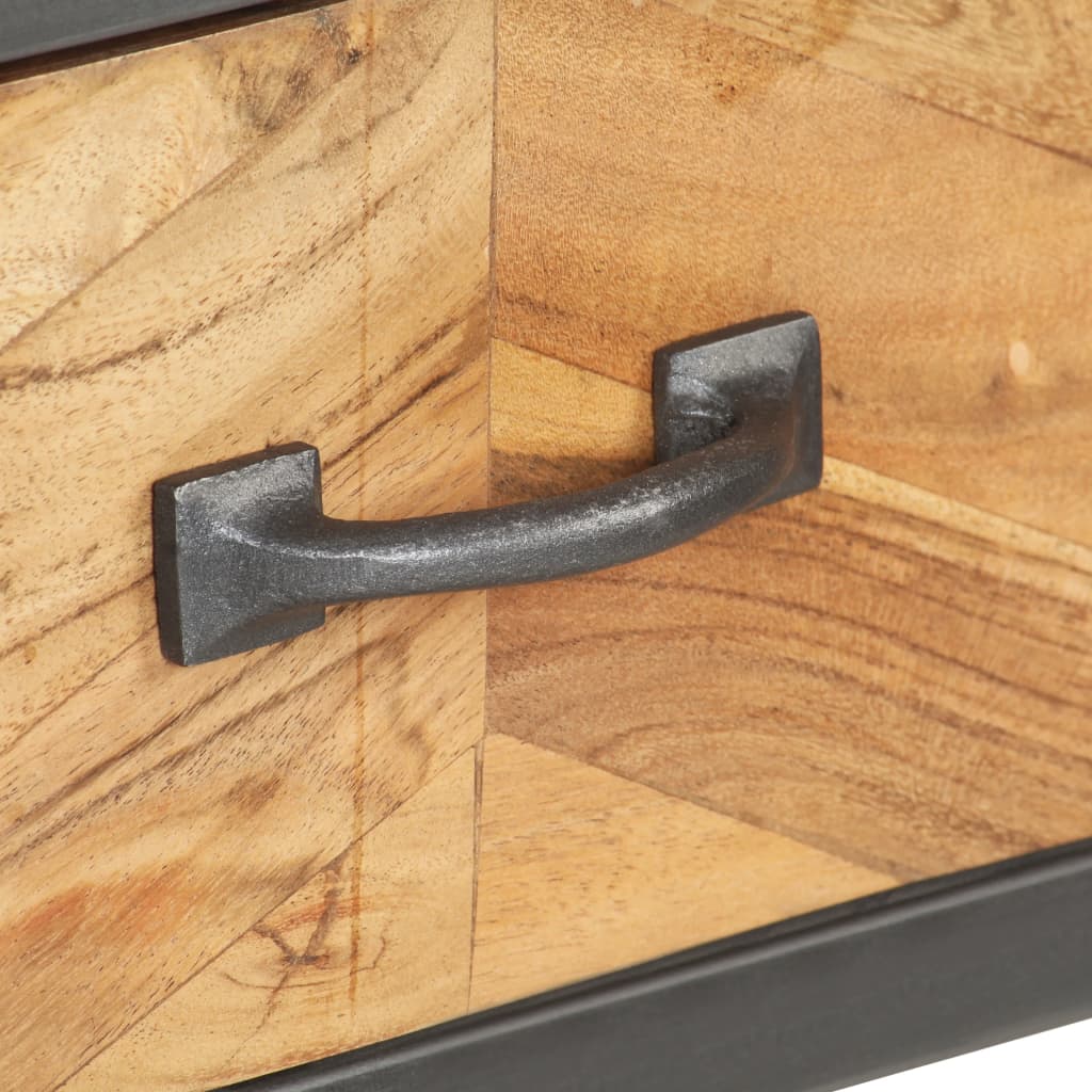 vidaXL Konsolentisch 110x35x75 cm Akazie Massivholz