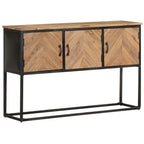 vidaXL Sideboard 120x30x75 cm Akazie Massivholz