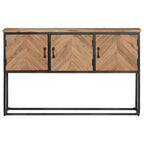 vidaXL Sideboard 120x30x75 cm Akazie Massivholz
