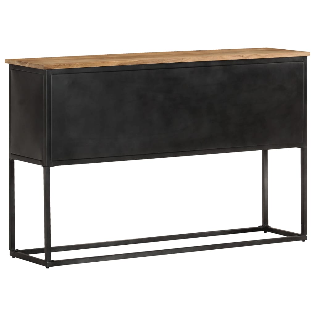vidaXL Sideboard 120x30x75 cm Akazie Massivholz