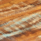 vidaXL Couchtisch Schwarz 68x68x30 cm Recyceltes Massivholz