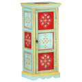 vidaXL Highboard Handbemalt 40x30x90 cm Mango Massivholz