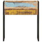 vidaXL Pflanzkübel 60x20x68 cm Altholz Massiv