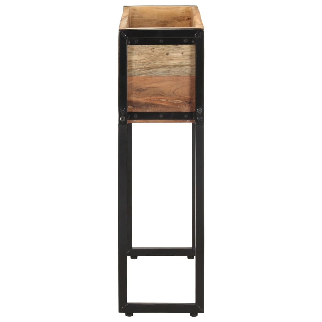 vidaXL Pflanzkübel 60x20x68 cm Altholz Massiv