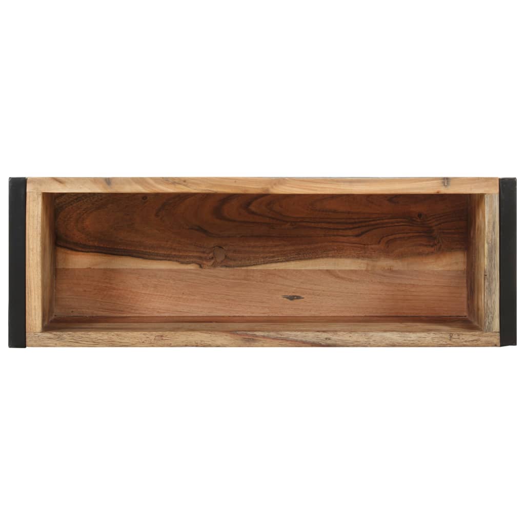 vidaXL Pflanzkübel 60x20x68 cm Altholz Massiv
