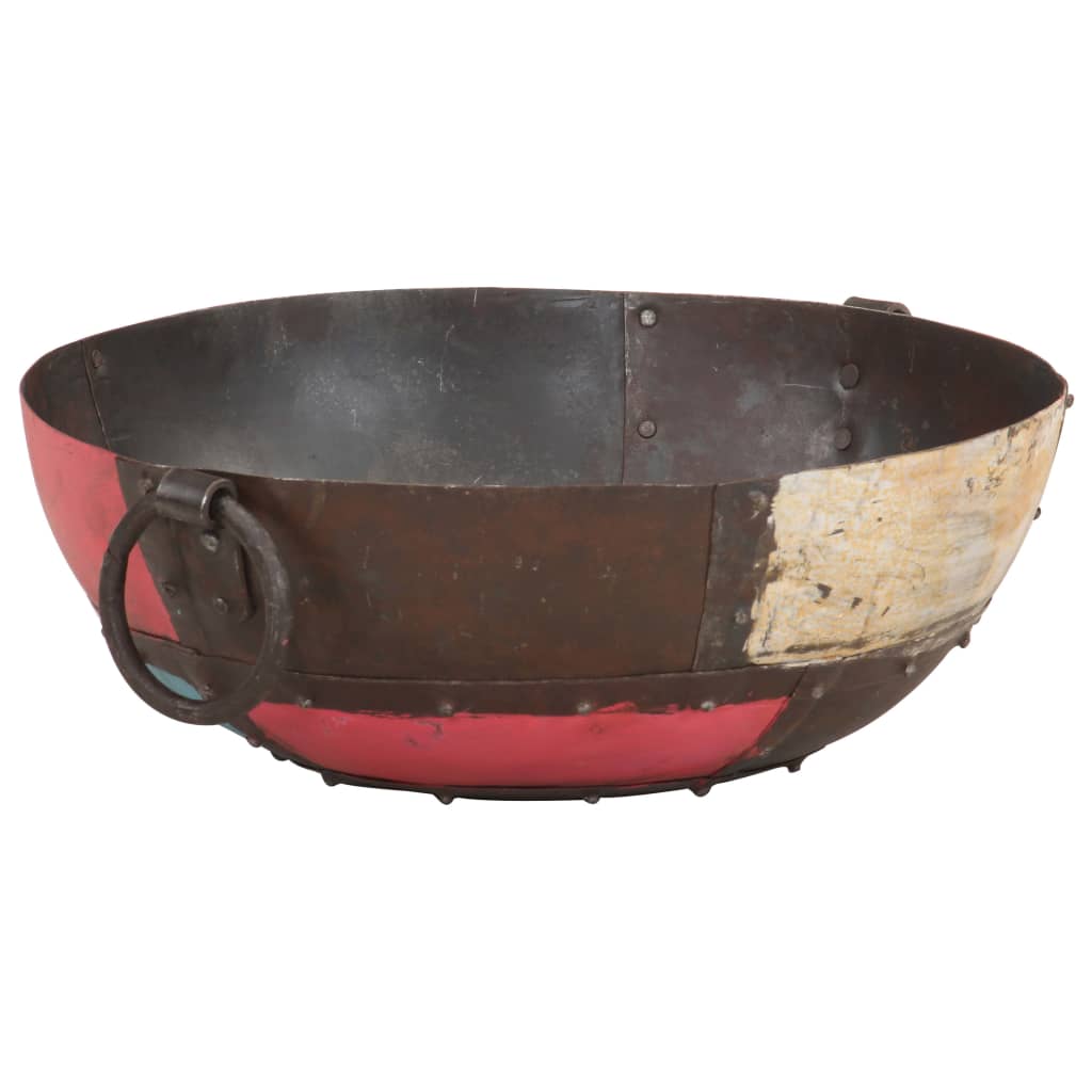 vidaXL Feuerstelle Ø 40 cm Bunt Rustikal Eisen