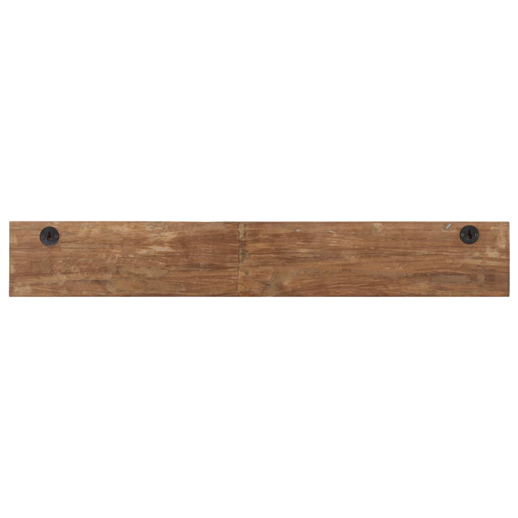vidaXL Hakenleiste mit 5 Haken 100x2,5x15 cm Recyceltes Massivholz