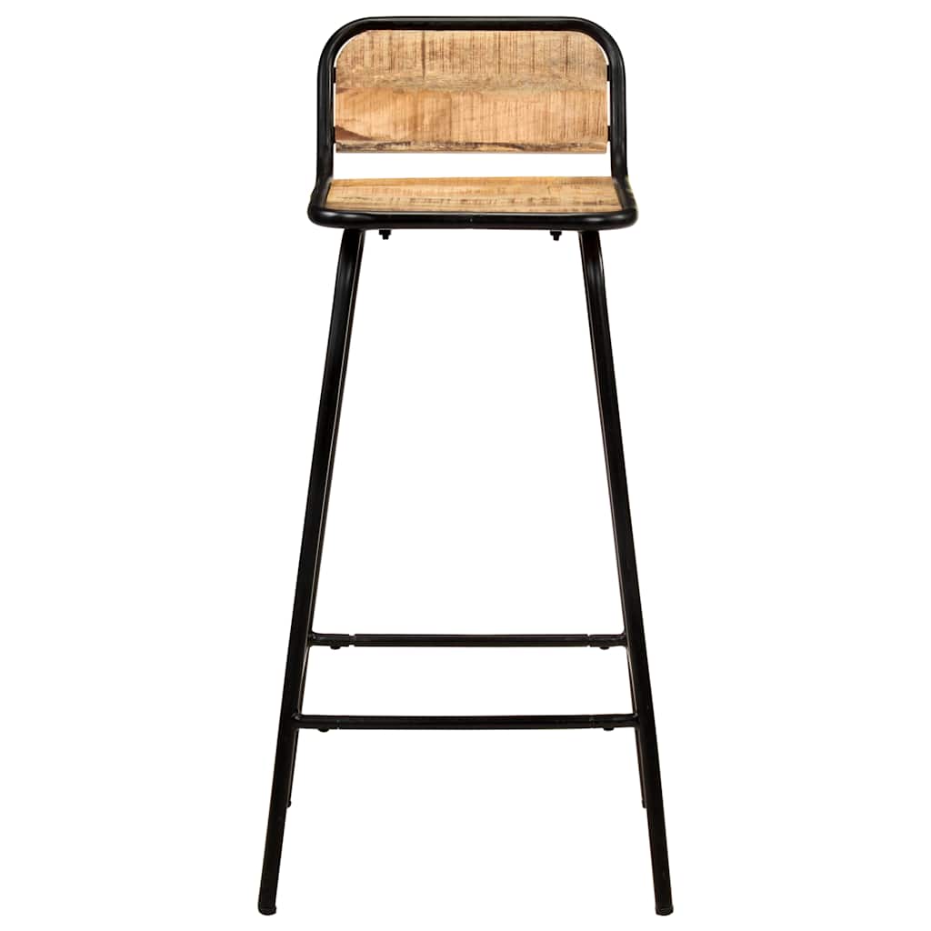 vidaXL Barstühle 2 Stk. Massivholz Mango