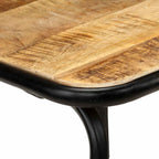 vidaXL Barstühle 2 Stk. Massivholz Mango