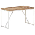 vidaXL Esstisch 120x60x76 cm Massivholz Akazie und Mango