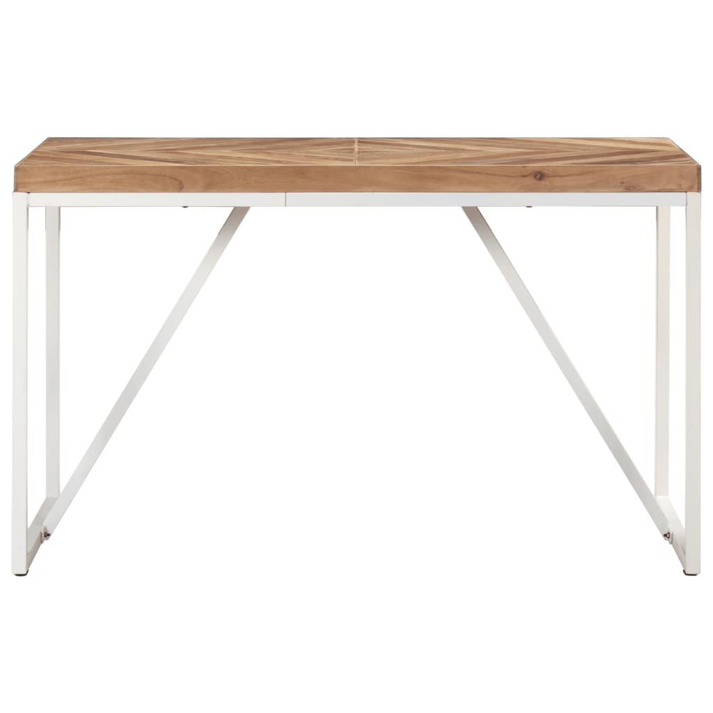 vidaXL Esstisch 120x60x76 cm Massivholz Akazie und Mango