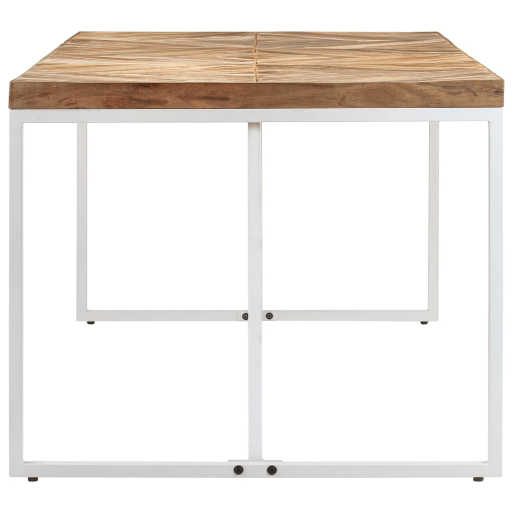 vidaXL Esstisch 180x90x76 cm Akazie und Mango Massivholz