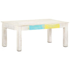 vidaXL Couchtisch 112x50x40 cm Massivholz Mango