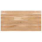 vidaXL Esstisch 120x60x76 cm Massivholz Akazie