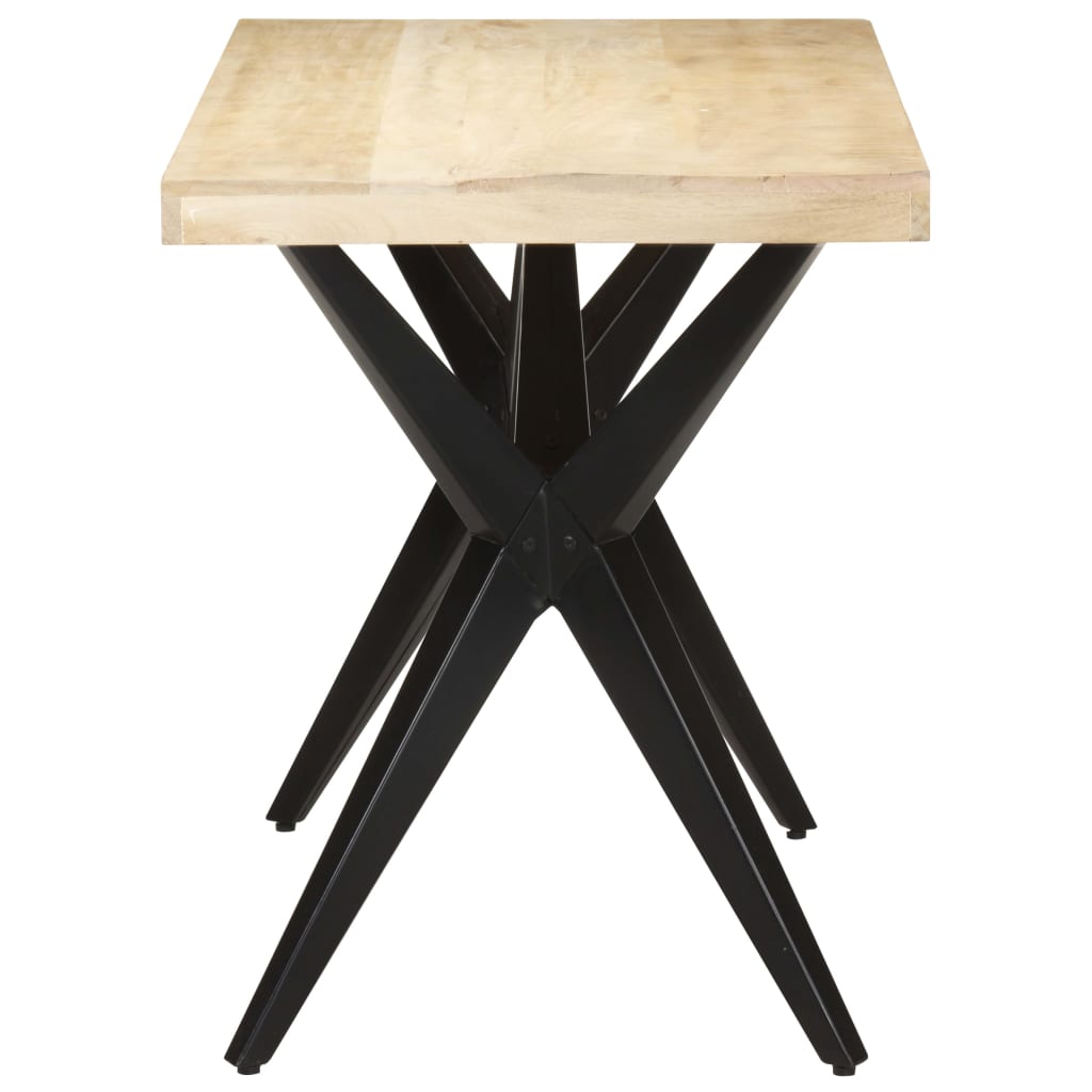 vidaXL Esstisch 120x60x76 cm Massivholz Mango