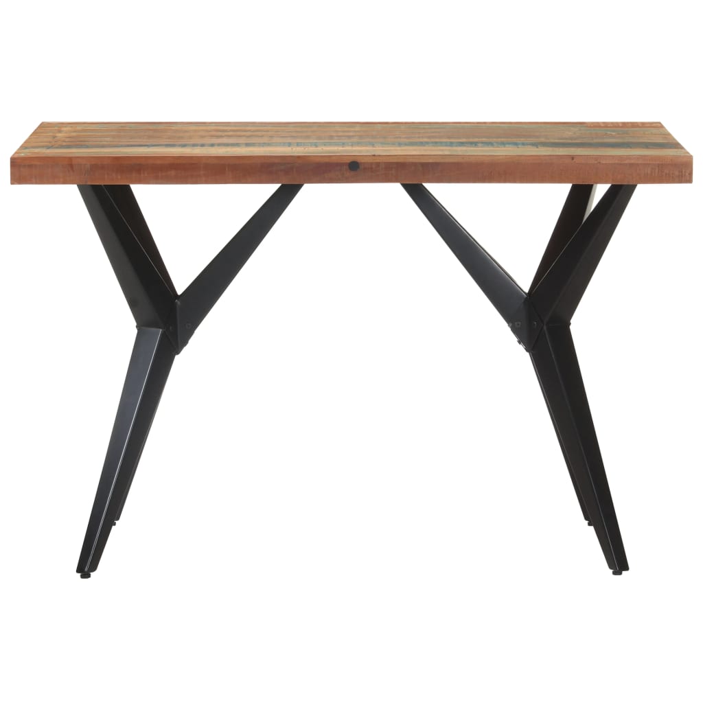 vidaXL Esstisch 120x60x76 cm Altholz Massiv