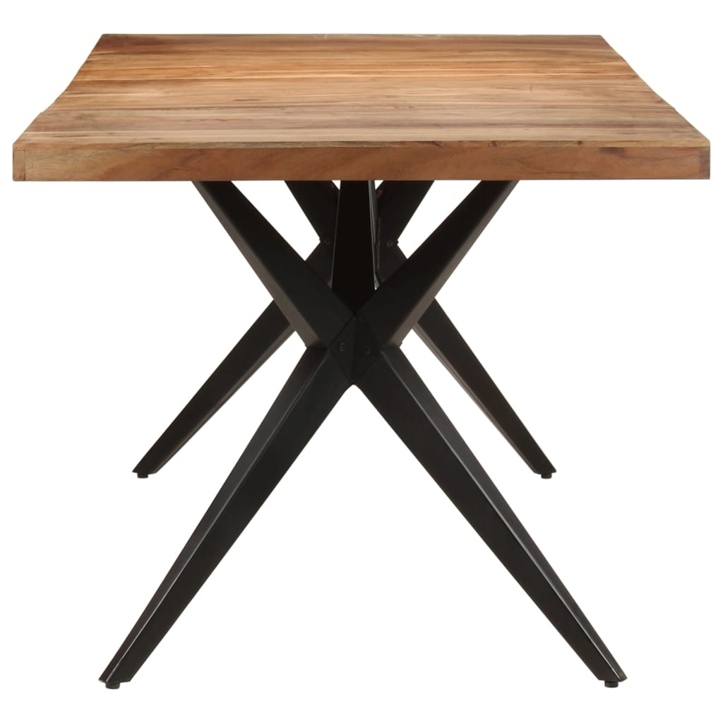 vidaXL Esstisch 200x90x76 cm Akazie Massivholz