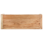 vidaXL Bank 110x38x46 cm Massivholz Akazie
